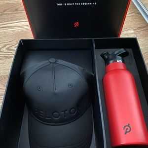 Peloton Water Bottle and Peloton Hat Gift set